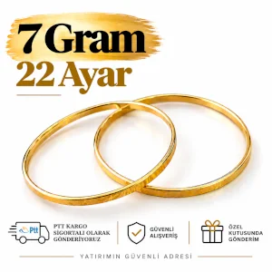 Kibrit Çöpü Bilezik 22 Ayar | Gram aralığı: 6. 90 - 7.10 g