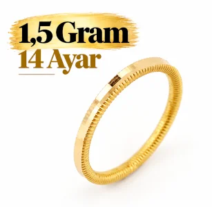 Ajda Yüzük 14 AYAR | Gram aralığı: 1,40 - 1,55 g