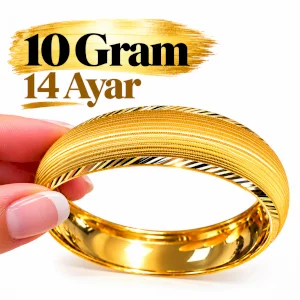 ŞARNEL BİLEZİK 14 AYAR | Gram aralığı: 9,90 - 10,10 g