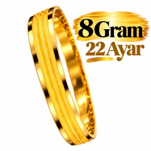 Trabzon Burma Bilezik 22 Ayar | Gram aralığı: 7.90 - 8.10 g