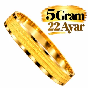 Trabzon Burma Bilezik  22 Ayar | Gram aralığı: 4.90 - 5.10 g