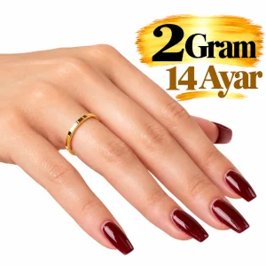 Ajda Yüzük 14 Ayar | Gram aralığı: 1,90 - 2,10 g