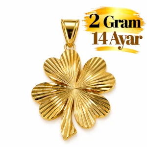 Yonca Kolye Ucu 14 AYAR | Gram aralığı: 1,90 - 2,10 g