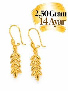 Başak Model  Altın Küpe | Gram aralığı: 2,40 - 2,65 g
