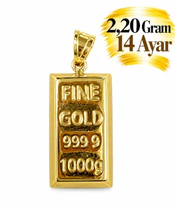 Külçe Kolye ucu  | Gram aralığı: 1,90 - 2,30 g
